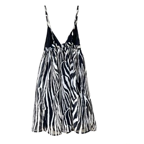 H&M New Zebra Mini Dress S 4 - Picture 4 of 6